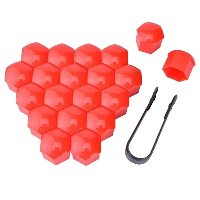 자동차 휠 너트 캡 보호 커버 캡 녹 방지 자동차 허브 나사 커버 자동차 타이어 너트 볼트 외부 장식 17mm 4,100원