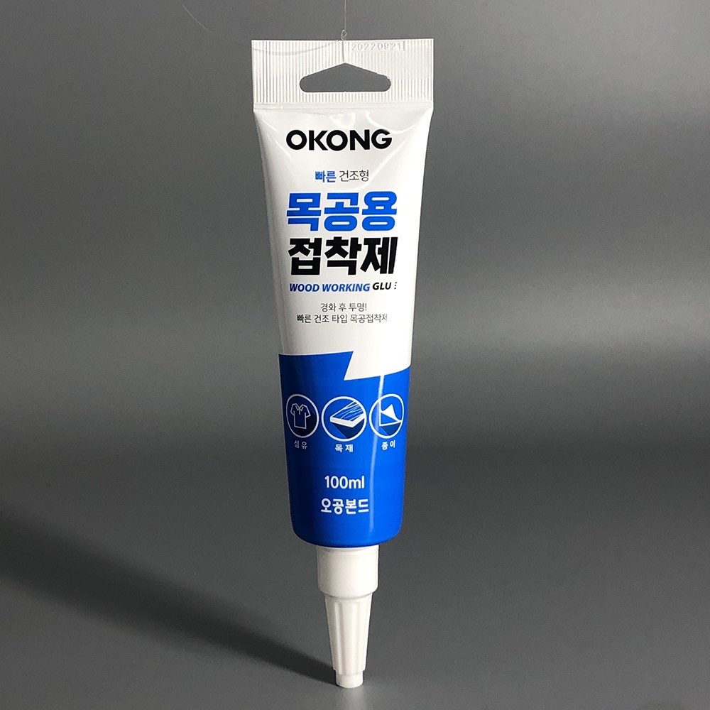 오공 목공용 접착제 100ml 빠른 건조형 벽지 풀 본드 DIY 벽면 접착 보수용품 4,000원
