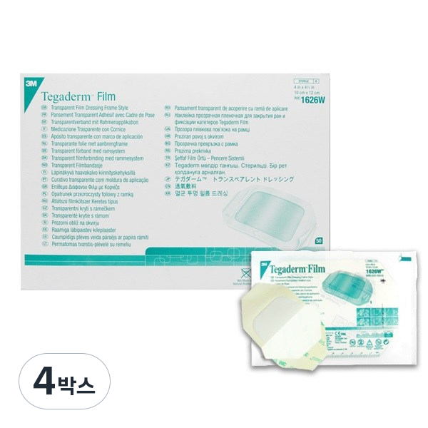 3M 테가덤 투명방수필름, 4박스, 50개입 102,740원