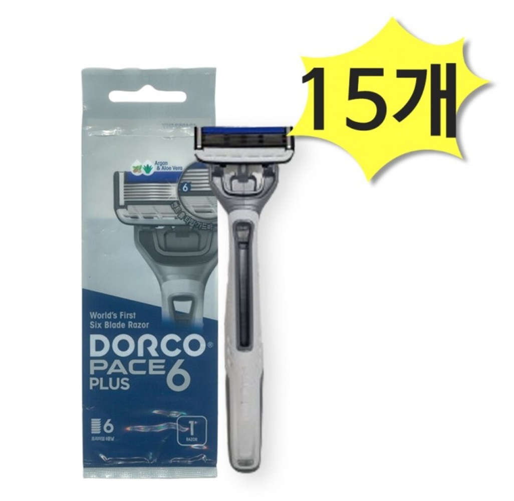 도루코 페이스6플러스 6중날 휴대용면도기 x 15개(Kingston Aenue), 15개, 1개입 34,930원