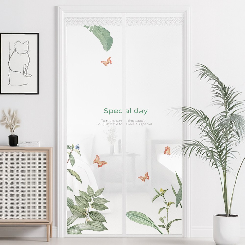 코팅블루 찍찍이 간편설치 튼튼한 방문 현관 일체형 자석 모기장세트 14,900원