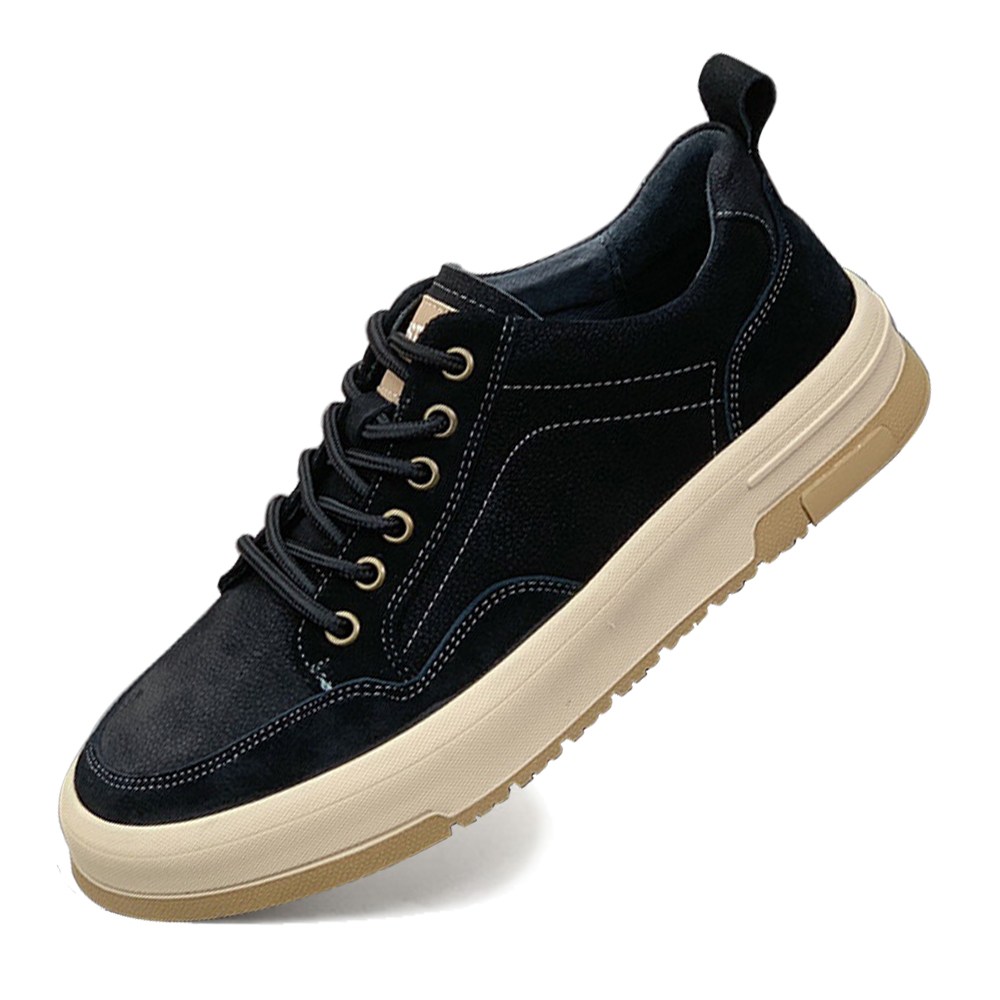 [ 보이앤맨 ] 남자 천연 소가죽 스니커즈 운동화 남성 편한 신발 캐주얼화 슈즈  (사이즈 245/250/255/260/265/270/275/280) 69,900원