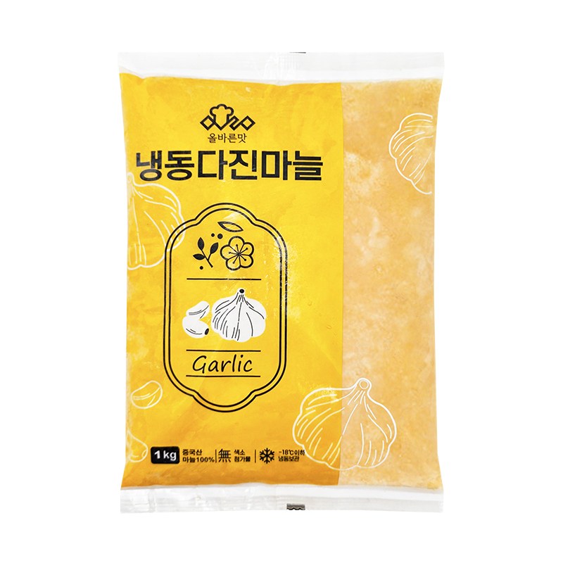 1박스) KF 냉동 다진마늘 1kg x 10개입 25,900원