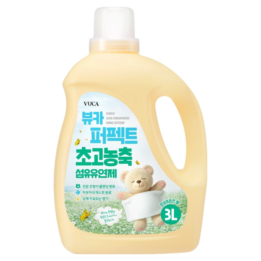 뷰카 퍼펙트 초고농축 섬유유연제 모닝브리즈향, 1개, 3L 12,900원