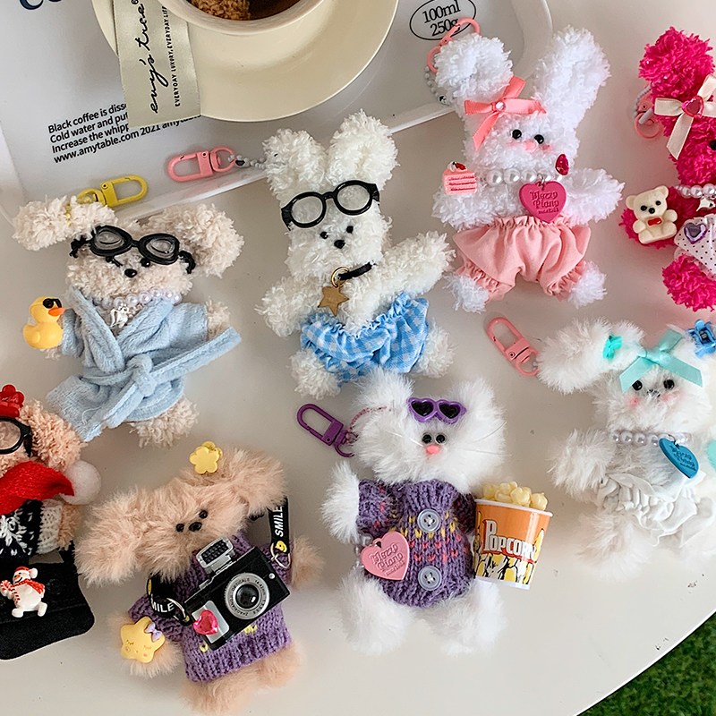 떨샵 키링 모루인형 가방고리 인형키링 열쇠고리 장식 완제품 모음전 6,100원