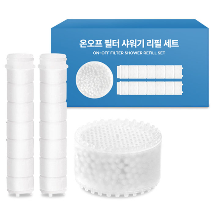 네이쳐리빙 마카롱 필터샤워기 리필 세트 8,900원