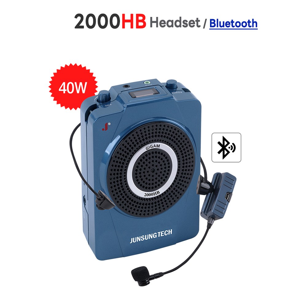 준성기가폰 2000HB 블루투스 디지탈 무선 강의용 마이크 40W 319,000원