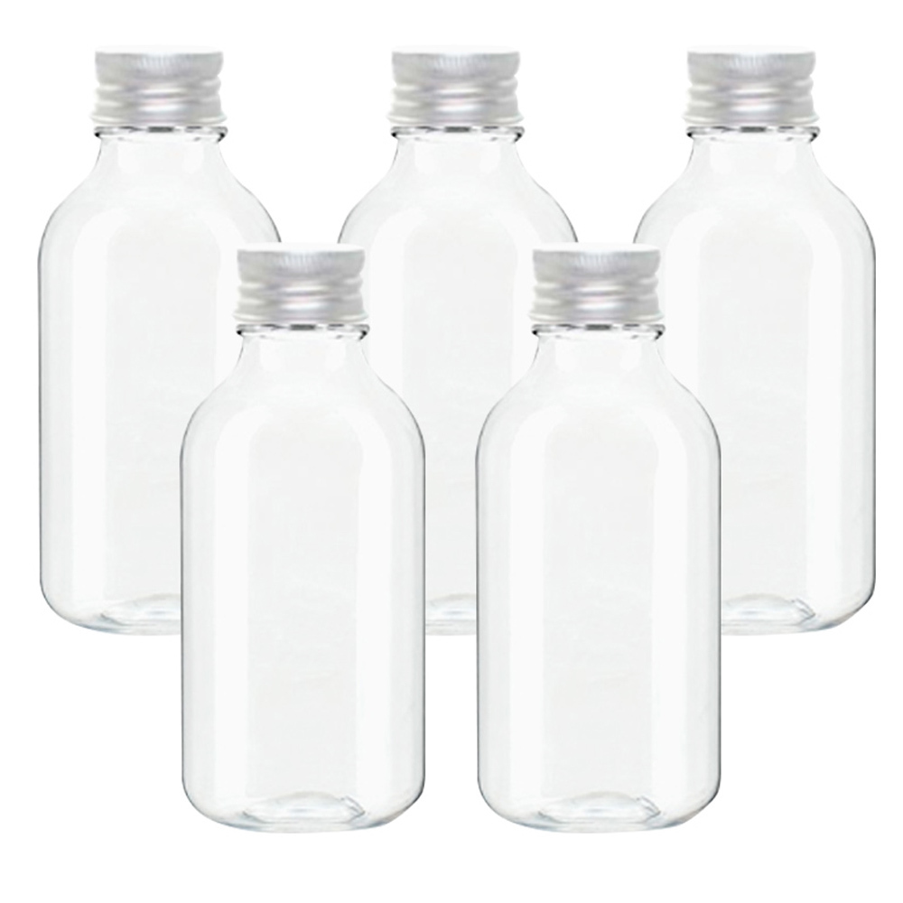 병도매닷컴 ARB200 투명 음료용기 알루미늄 실버캡, 200ml, 5개입 6,350원