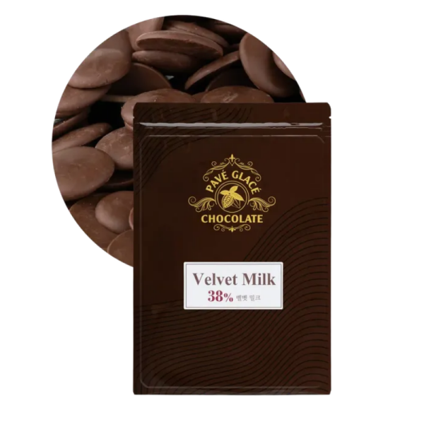 아트박스/파베글라스 커버춰 밀크초콜릿 벨벳 38% 400g 14,500원