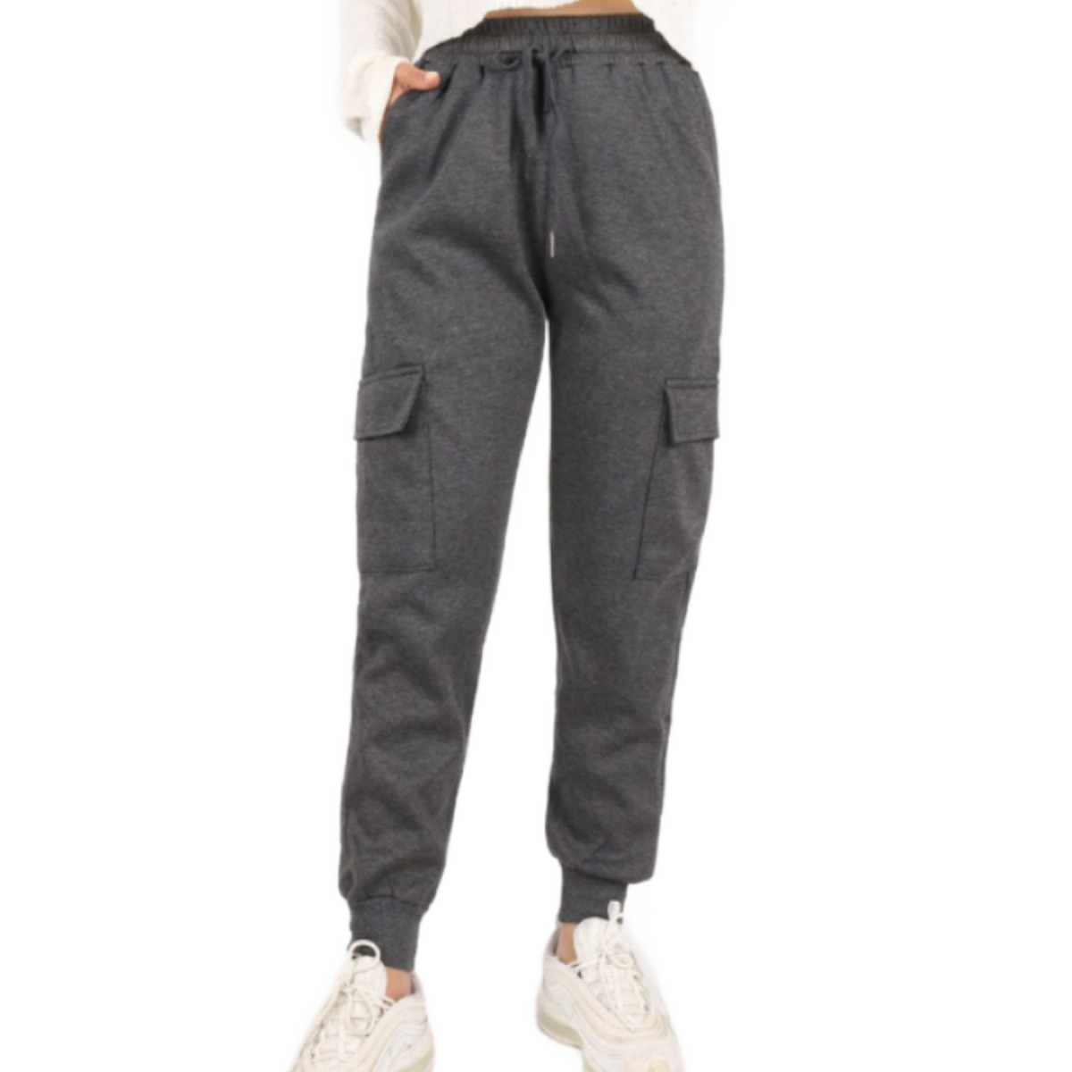 엔케이아울렛 [1+1]NKC여성멜란지카고트레이닝 여자 데일리 9부 밴딩 추리닝 조거팬츠 빅사이즈 29,800원