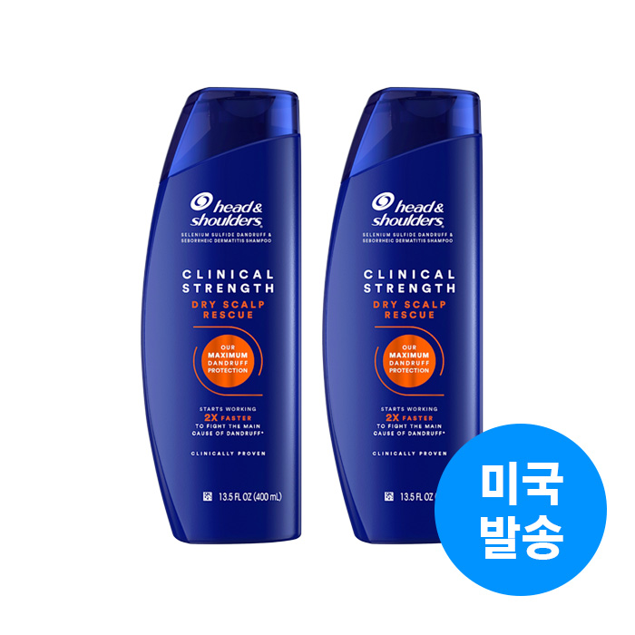 헤드앤숄더 클리니컬 스트렝스 비듬 건성두피 회복 샴푸 400ml 19,300원