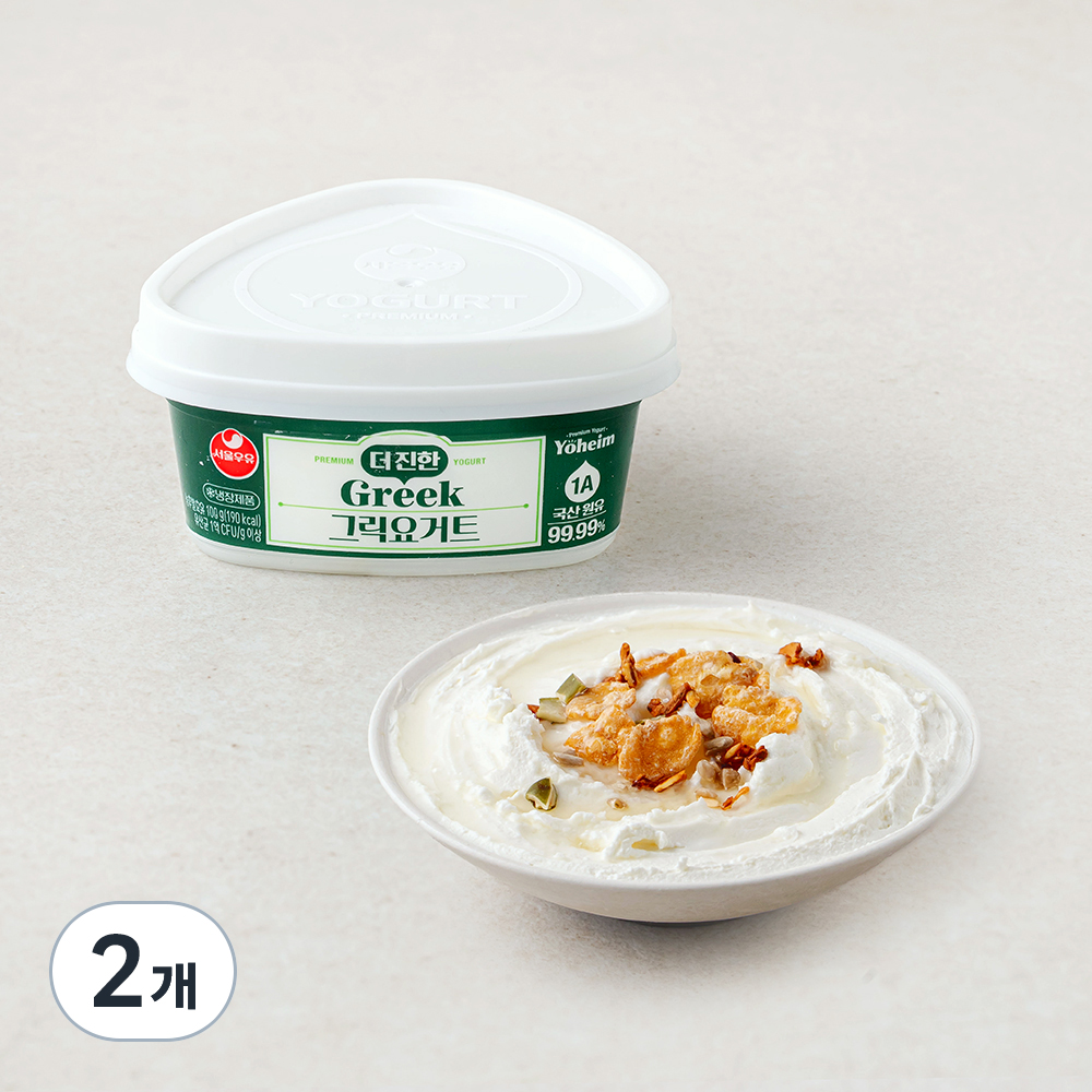 [로켓프레시] 서울우유 더진한 그릭요거트 5,380원