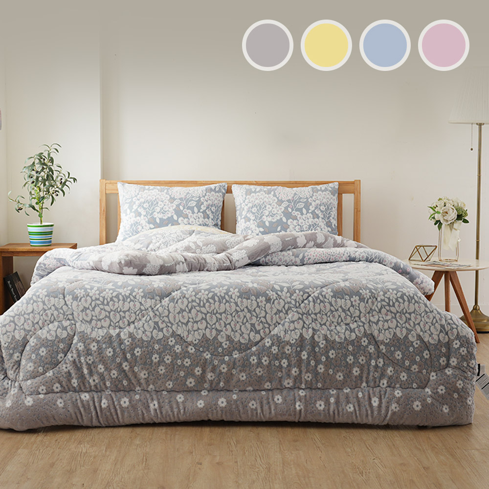 수젠하우스 바이올렛 5mm 착번 극세사 차렵 이불 패드 베개커버 세트 178,800원