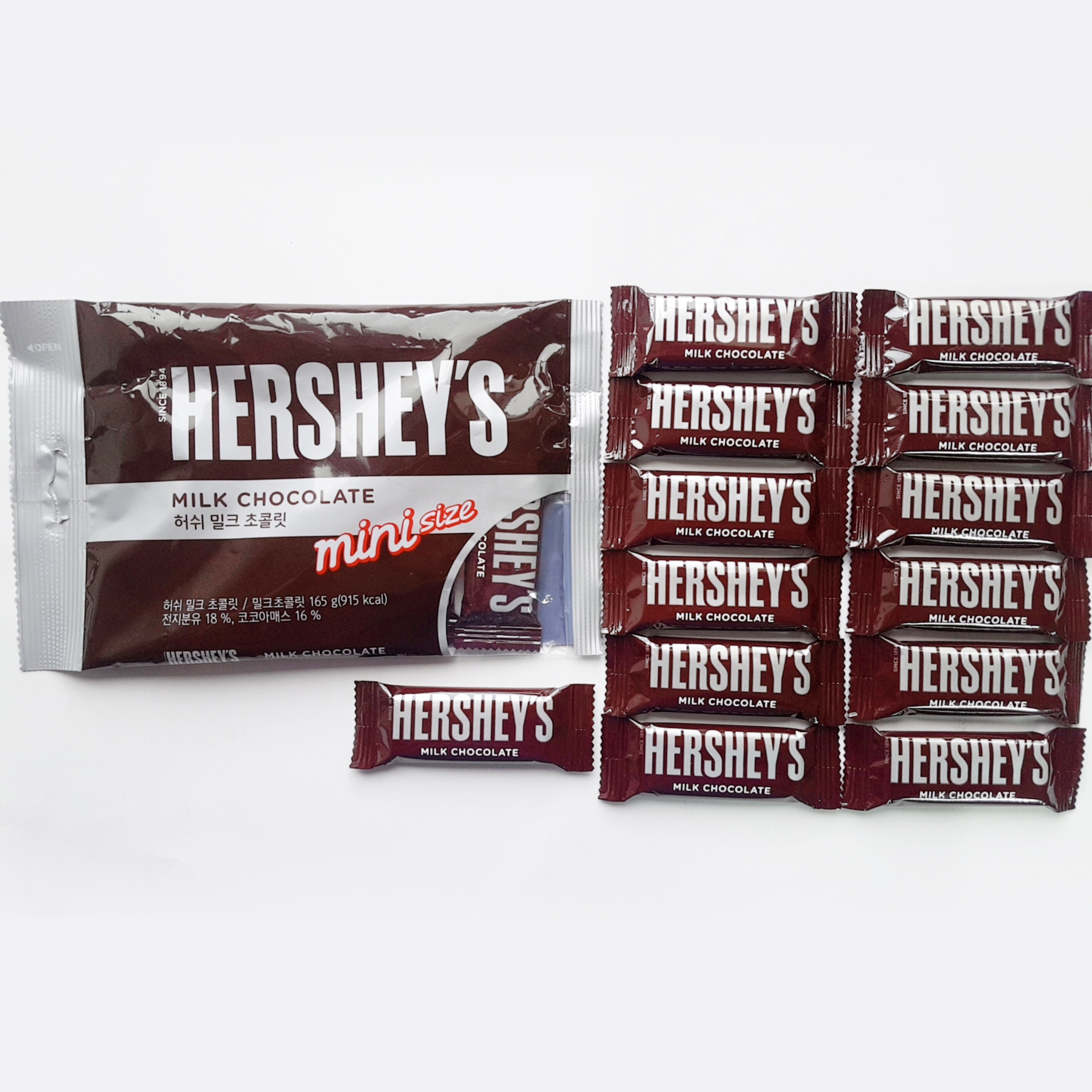 허쉬 밀크 초콜릿 허쉬밀크초콜릿 미니사이즈 165g, 165g, 1개 7,320원