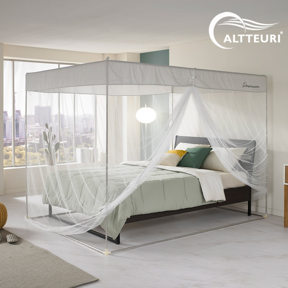 알뜨리 시그니쳐 사각모기장+스텐봉포함 침대모기장 텐트 거실 방충망 55,900원