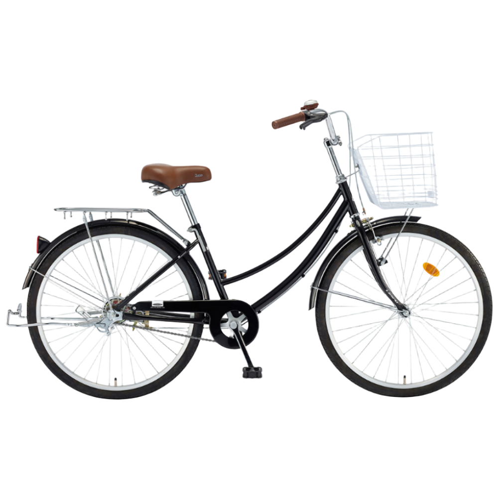 2026 삼천리 레스포 26 선데이 1단 자전거 짐받이 바구니 여성용자전거 99%조립, 1개, 171cm, 블랙,99%조립 257,000원