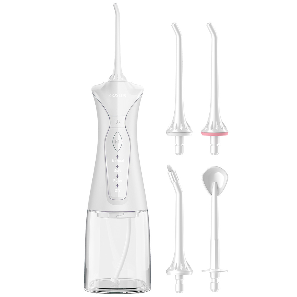 코슬루스 3+8 모드 무선 구강세정기 IPX7 급방수 + 4개노즐팁 23,990원