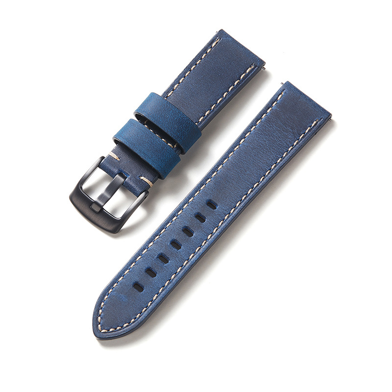 빈티지 크레이지 호스  가죽 시계 밴드 송아지 스트랩 브라운 블랙 그린 팔찌 벨트 20mm 22,800원