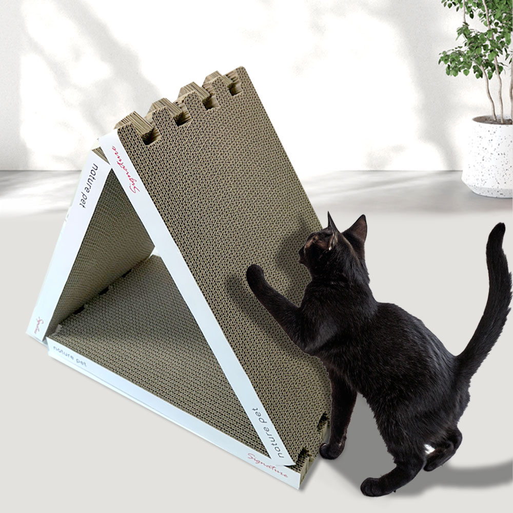 네이처펫 고양이 시그니처 블럭 스크래처 삼각형 9,990원