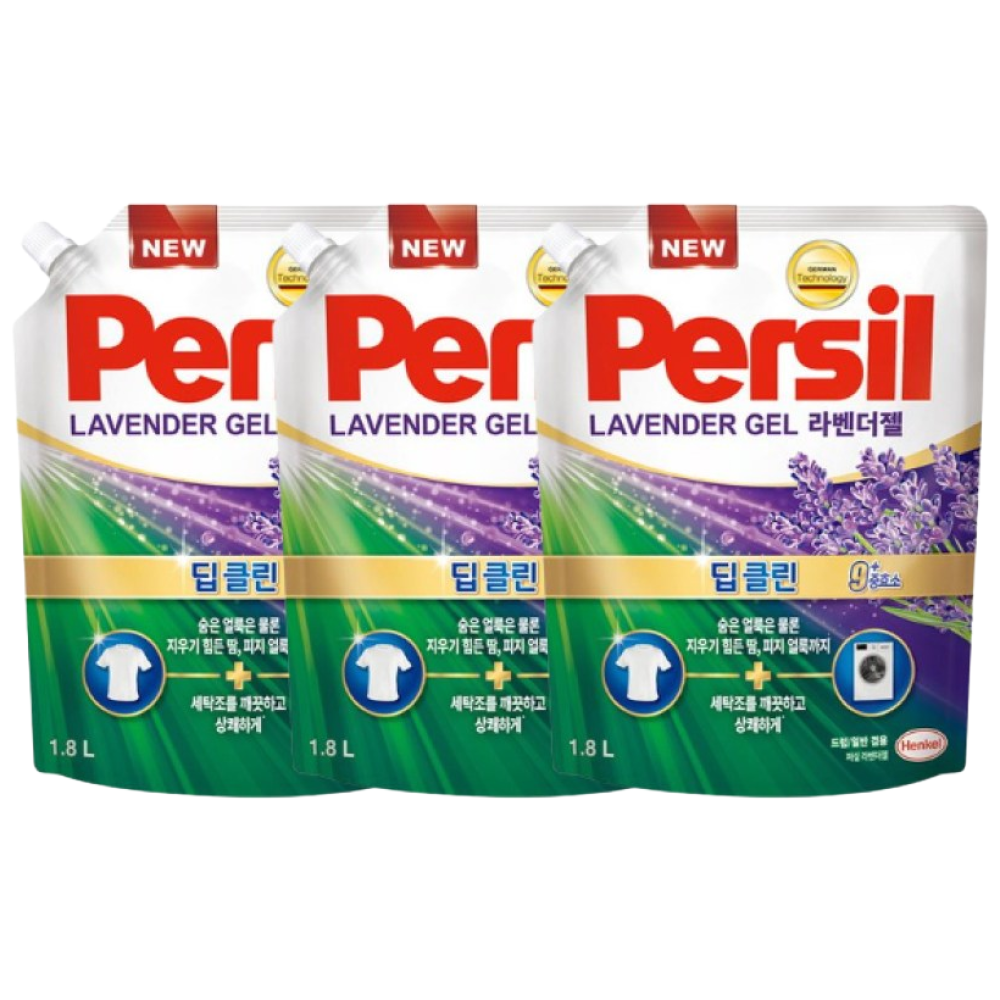 [ 퍼실 ] 딥클린 세탁세제 라벤더 듀얼 일반 드럼 겸용 리필, 1.8L, 3개 25,900원