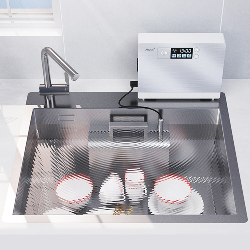 로로와형제들 초음파 식기세척기 가정용 소형 과일 야채 세척기 무설치, 고객직접설치, A5S, 실버 329,000원