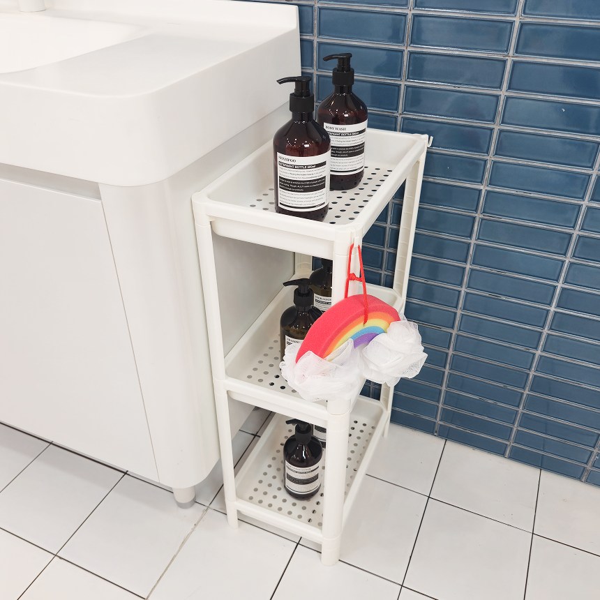 일상드로우 화장실 정리 욕실 선반, 1개, 화이트 21,600원