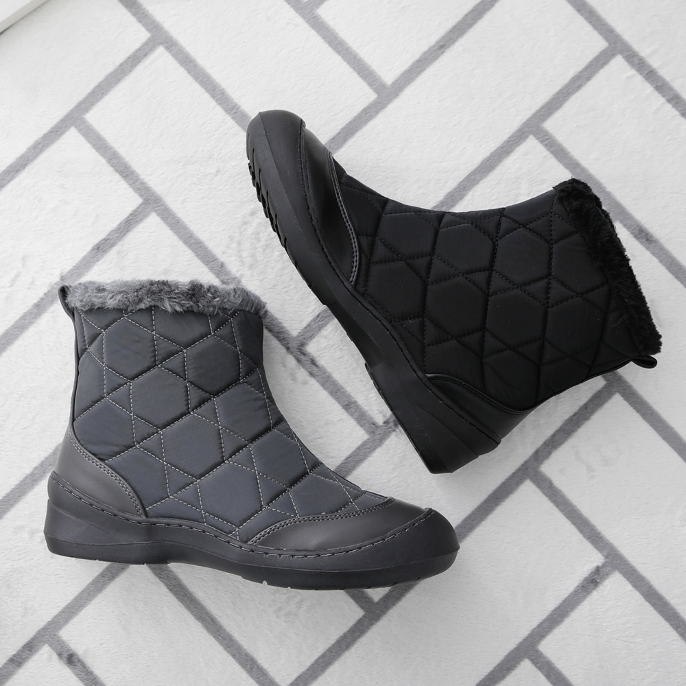 갓슈 롬빅 누빔 패딩미들부츠 방한화 패딩슈즈 털부츠 29,800원