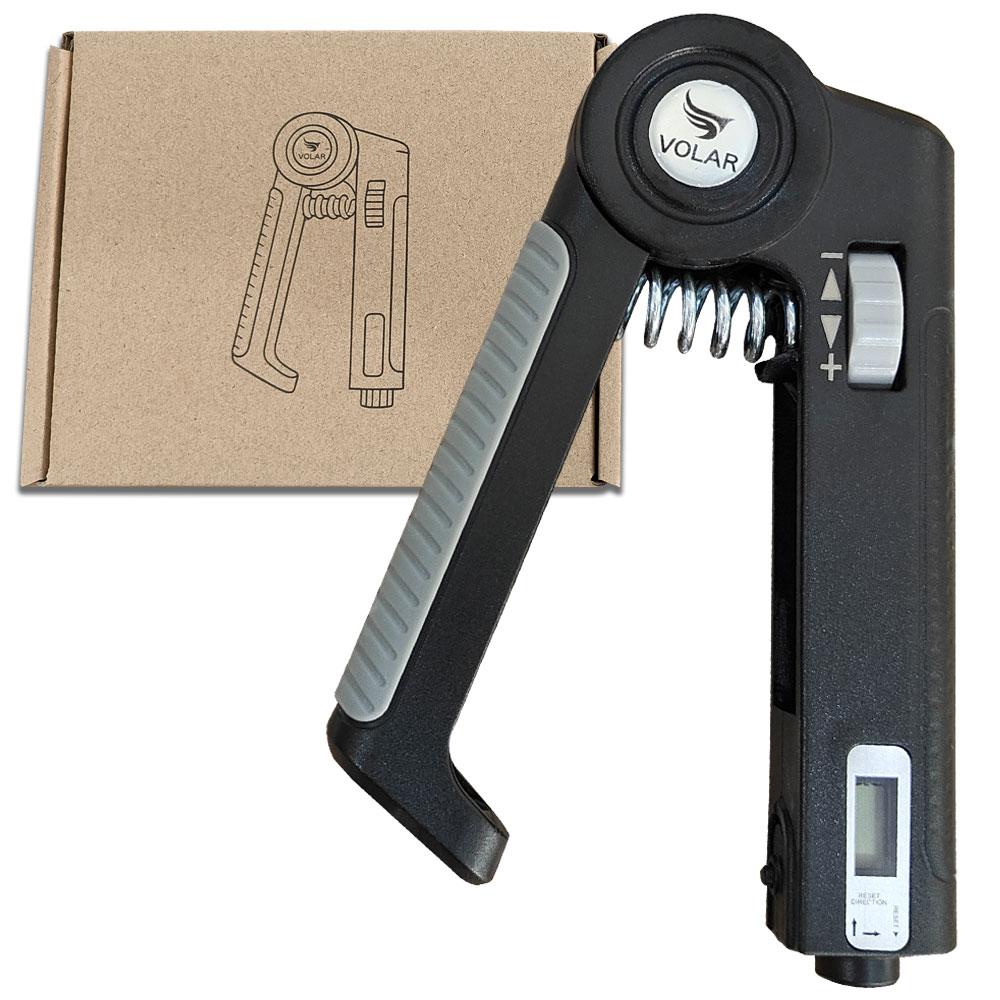 VOLAR 손완력기 전완근운동기구 악력기, 1개, 블랙 12,900원