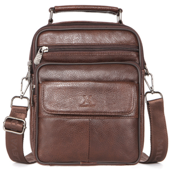 밀레바노 남성 중형 가죽가방 크로스백 MV-18102 캐주얼 데일리 숄더백 45,000원