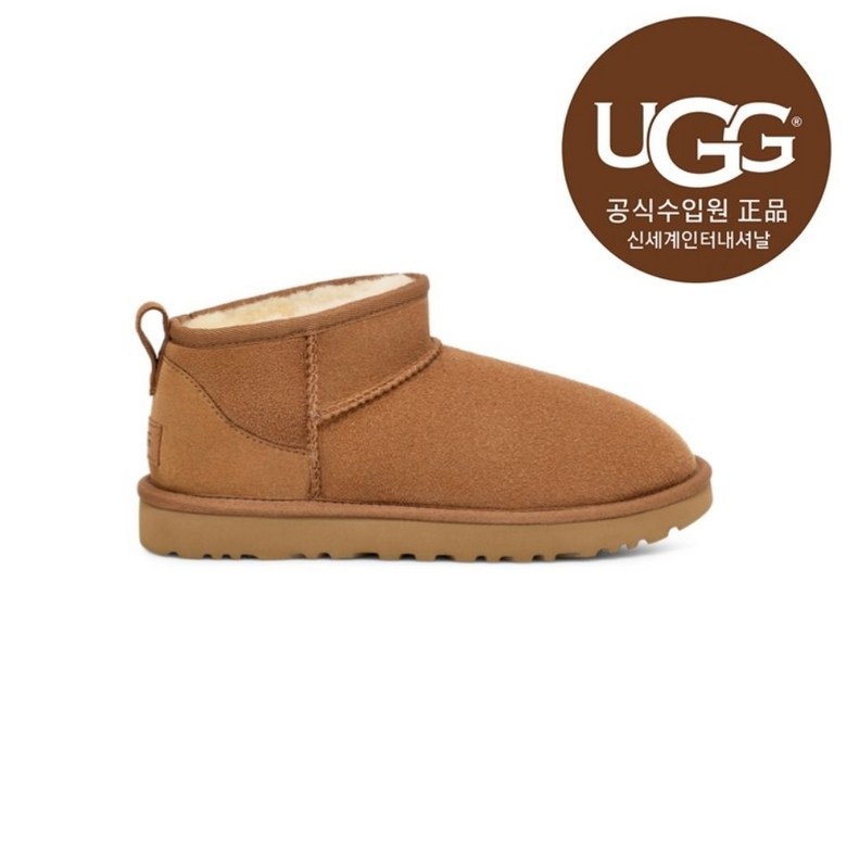 [백화점 정품] 25FW 어그 공식[WOMEN] 오버로크 스티치 울트라 미니 부츠 (클래식 미니) 1665302500 321,000원