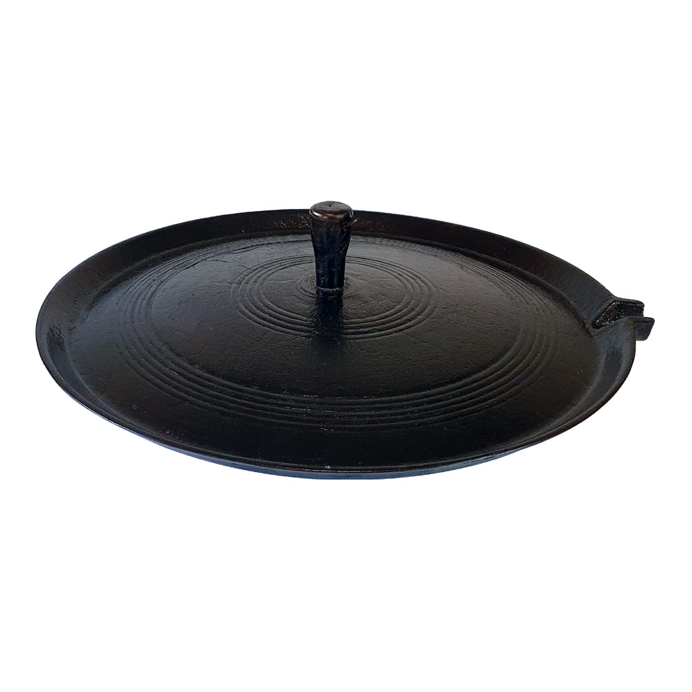 국내산 무쇠 가마솥뚜껑 고기 불판 기름배출구 양면사용 가능 104,000원