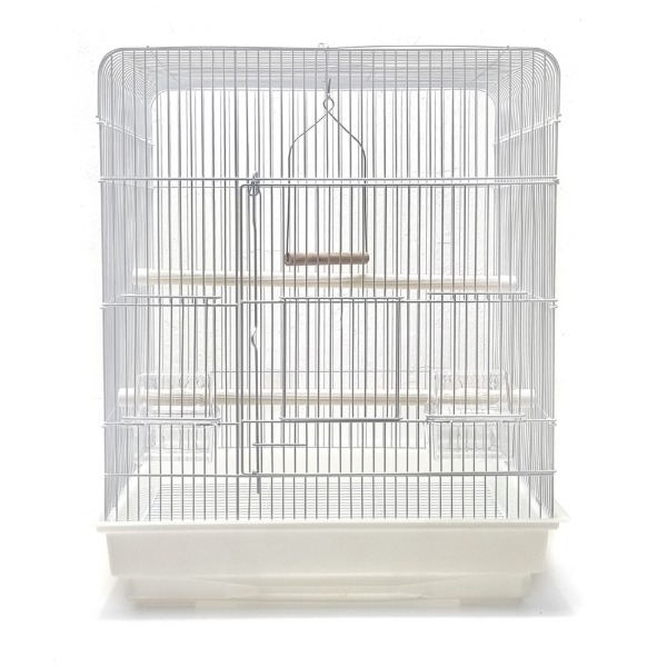 No.A804W 사랑 유리 모란 코뉴어 앵무새 새장, 1개, 화이트 40,000원