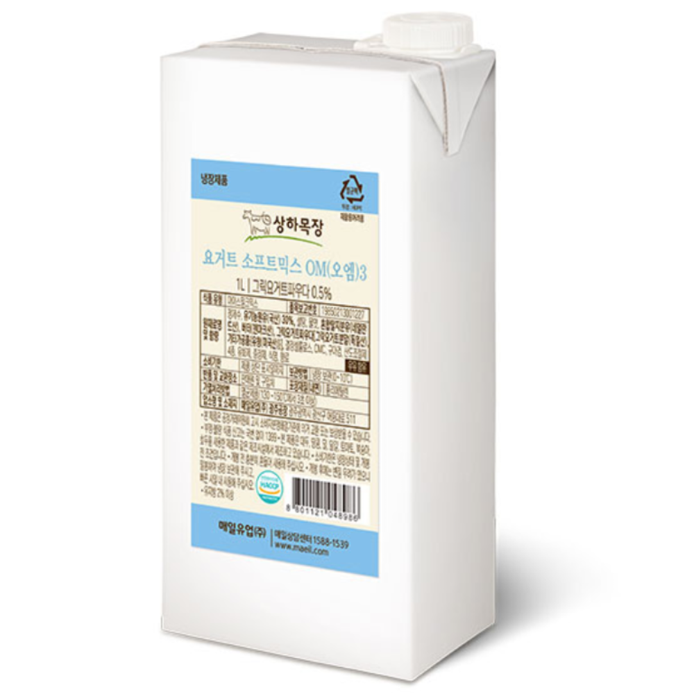 상하목장 요거트 소프트믹스 1L x 6개 아이스박스무료 매일유업, 6개, 1L 44,500원