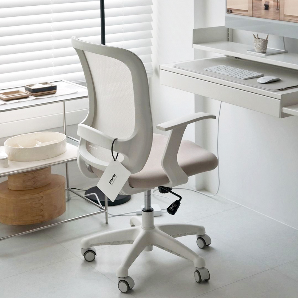 에르먼 S20 국내생산 사무용 메쉬 책상의자, 오트베이지 87,500원