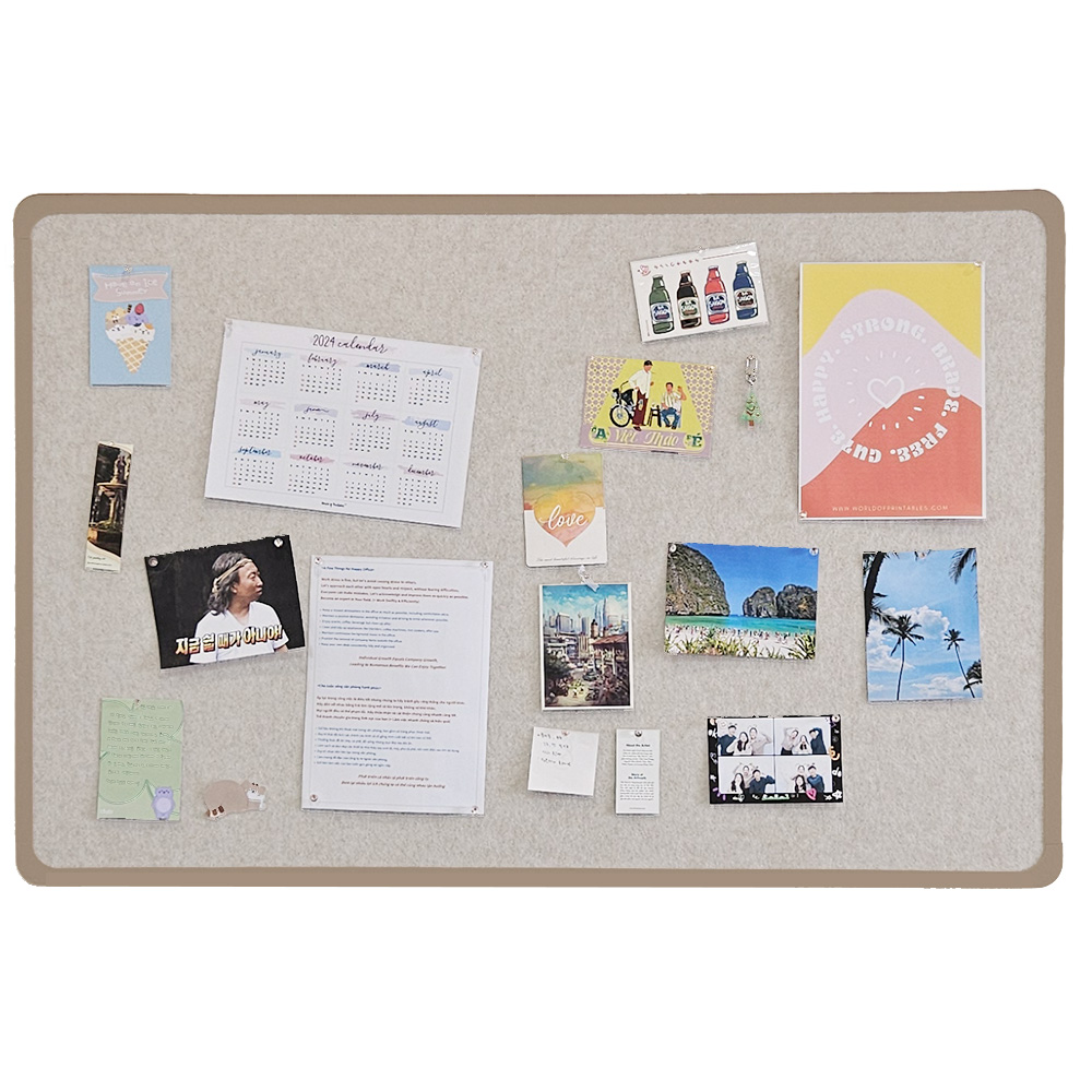 키인더스 펠트보드 부착식 대형 게시판 알림판 3종 사무실 학교 어린이집 접착식 인테리어 방꾸미기 31,900원