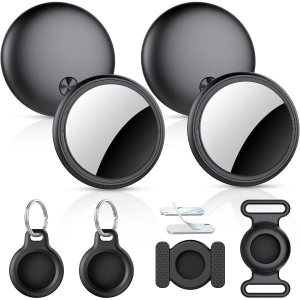 에어 트래커 태그-4팩, 2025년 신제품 [Apple MFi 인증], Apple Find My 앱(iOS 전용)과 호환되는 블루투스 트래커, 교체 가능 배터리, 2년 수명, 72,900원