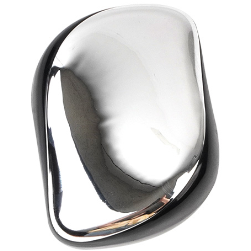 머리 엉킴방지 저자극 미니 한손 휴대용 헤어브러쉬 메탈 실버, 1개, 선택 5,600원