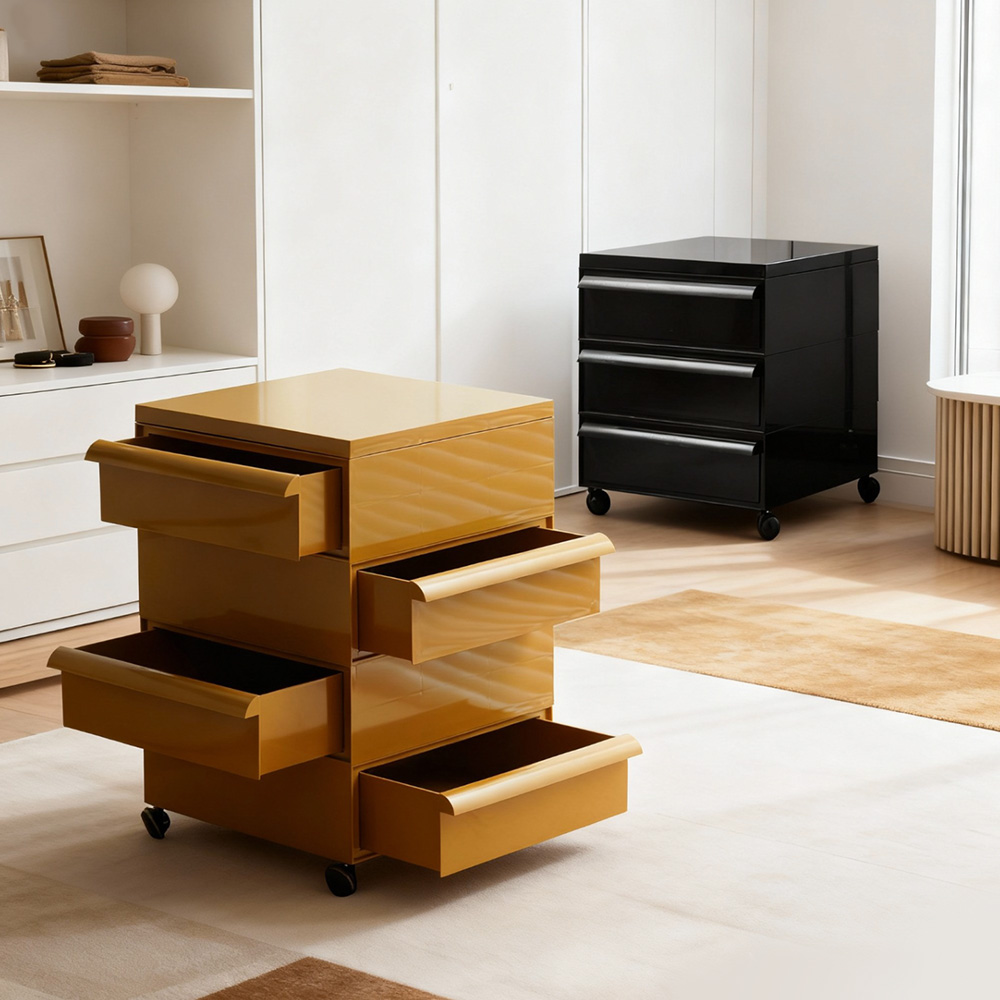 [리비니아] 미드센츄리 토리 디자인 모듈 캐비닛 이동식 트롤리 서랍장/서랍 원하는 방향조립가능/감성 인테리어 수납장 154,000원