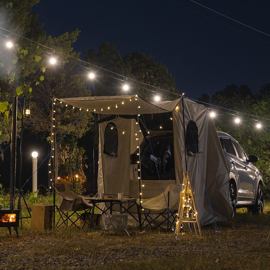 다잡 텐트형 차박텐트 도킹텐트 꼬리 카 차량용 텐트 쉘터 스텔스 카크닉 199,000원