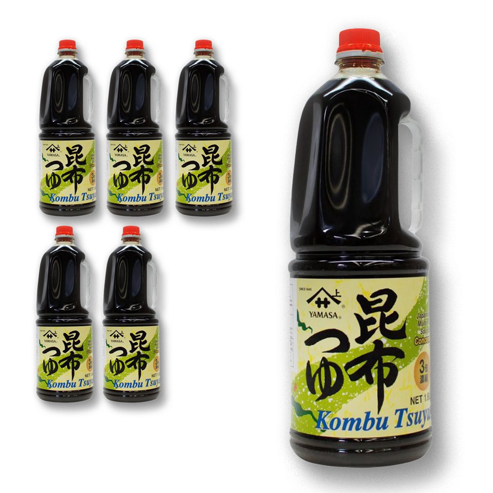 야마사 다시마간장 1.8L 박스 대용량 콘부 쯔유 장유 어간장 만능 일본간장 56,530원