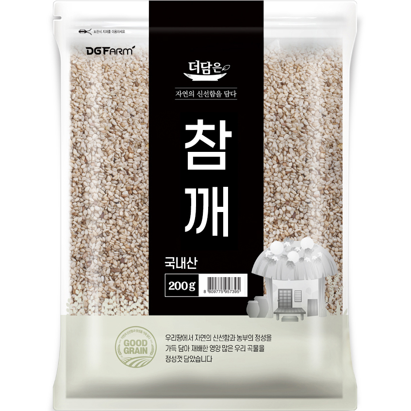 더담은 국산 참깨, 200g, 1개 10,980원