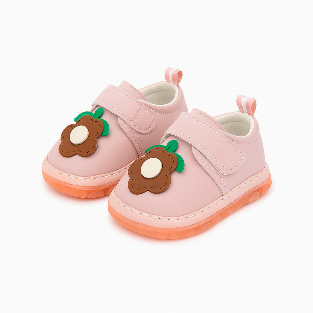 꽃열매 삑삑이 아기신발 보행기 가을 겨울 벨크로 운동화 17,800원