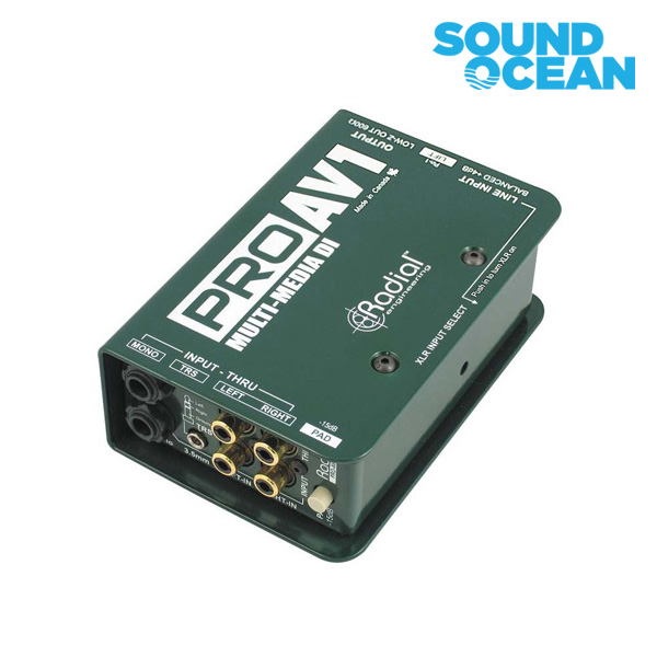 레디알 PRO AV1 패시브 DI 박스 264,000원