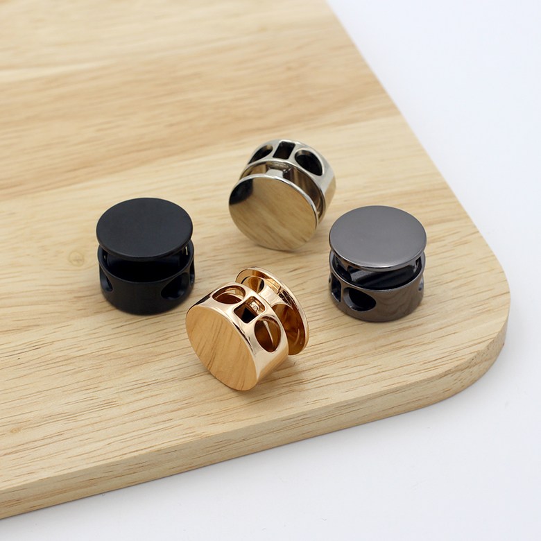 22mm 원형 금속스토퍼 메탈 스토퍼 메탈코드락, 골드, 1개 1,500원