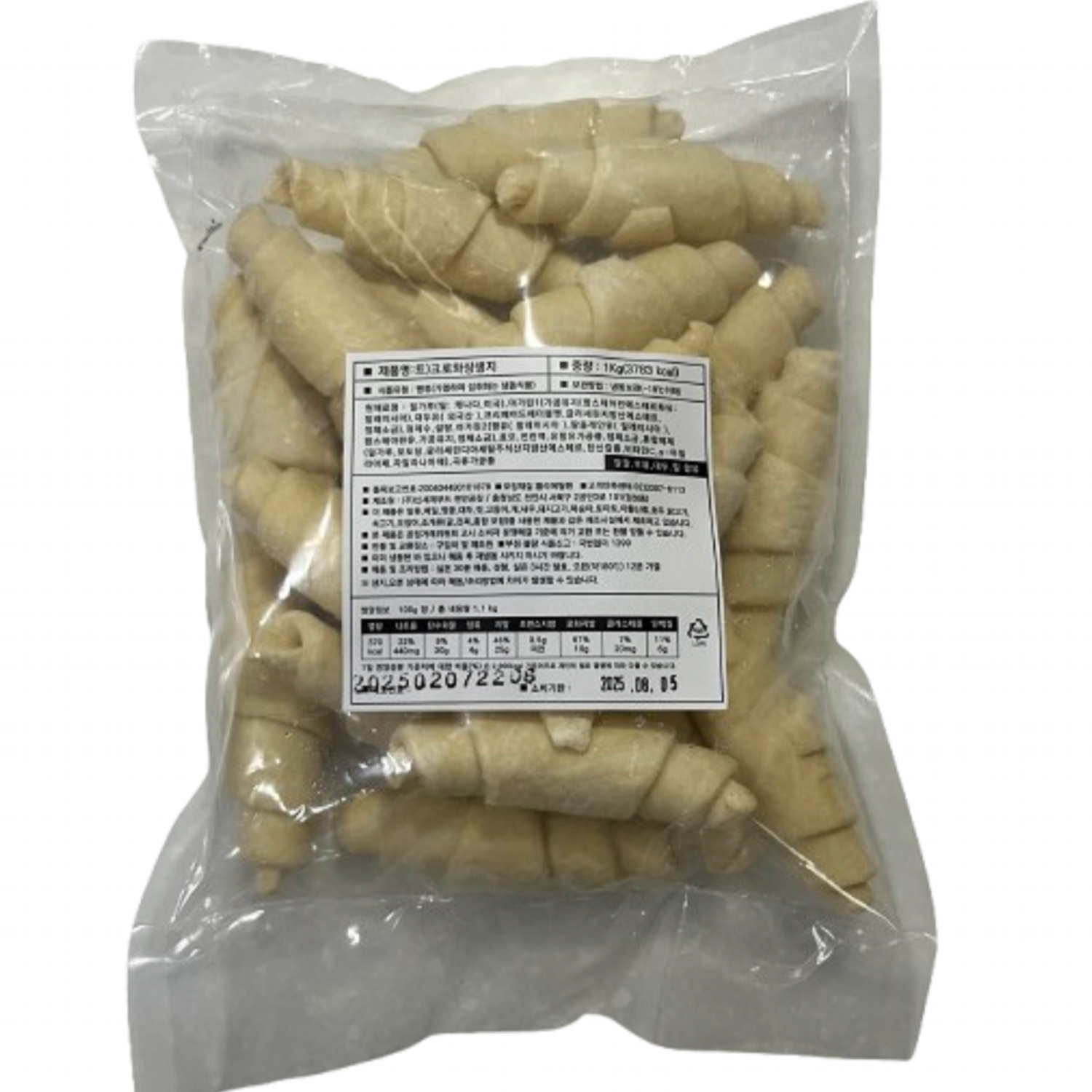 신세계 크로아상 냉동생지 (가정용소용량), 1kg, 1개 14,990원