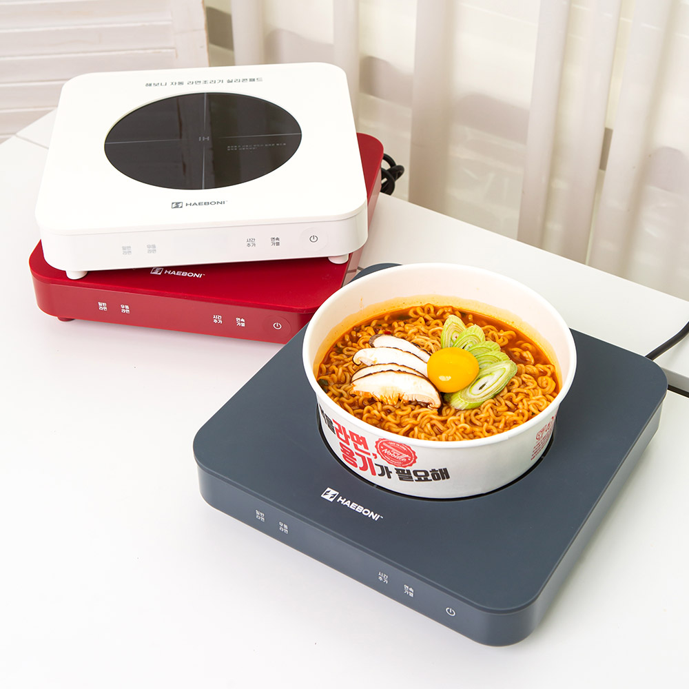 해보니 초가성비 라면조리기 한강라면을 집에서! 인덕션 모드까지 OK, 버건디 129,900원