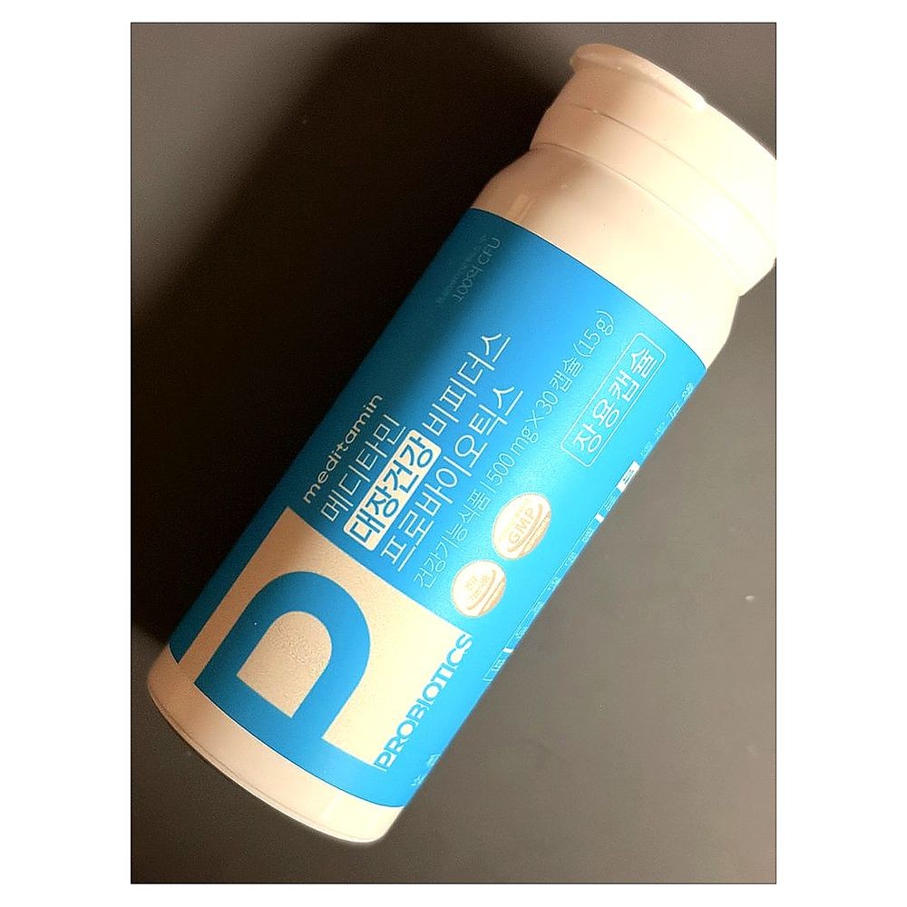 메디타민 인체유래 비피더스 장건강 소화촉진 면역력강화 배변활동 개선 500mg, 30캡슐, 1개, 1개, 30정 264,600원