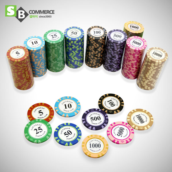 카지노칩 데칼클레이 포커칩 1P 볼마커 보드게임 가족게임 200원