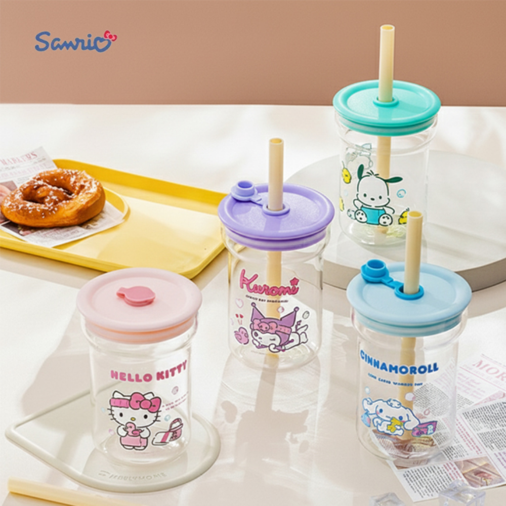 산리오 버블파티 내열유리 빨대컵 텀블러 550ml 12,000원