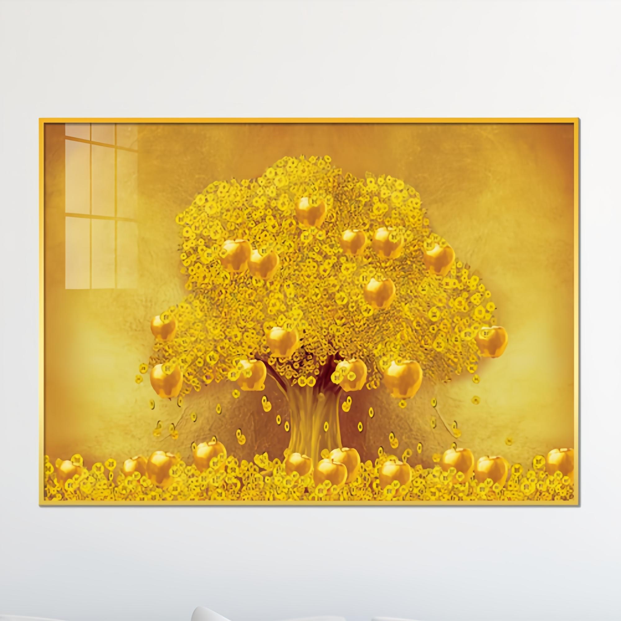 아트블루 돈 들어오는 대형 황금 나무 금사과 그림 액자 개업 집들이 선물 28,700원